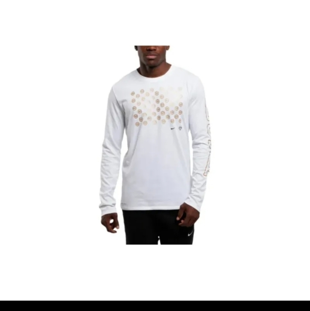 Nike Usab Men's Nike Dri FIT Basketball Long Sleeve T Shirt L